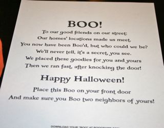 Boo Grams | Adventures of a Gluten Free Mom